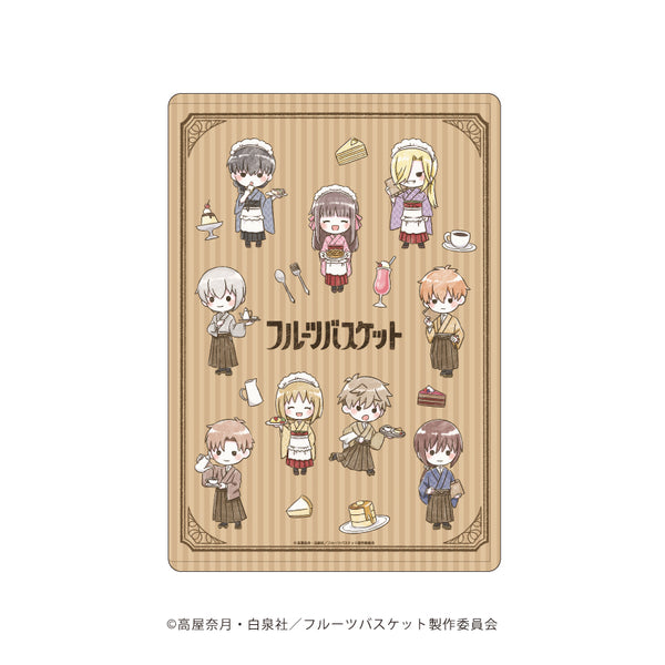 『フルーツバスケット』キャラクリアケース 09/散りばめデザインA(レトロアートイラスト)