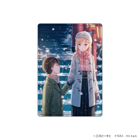 『義妹生活』キャラクリアケース 01/浅村悠太&綾瀬沙季(公式イラスト)