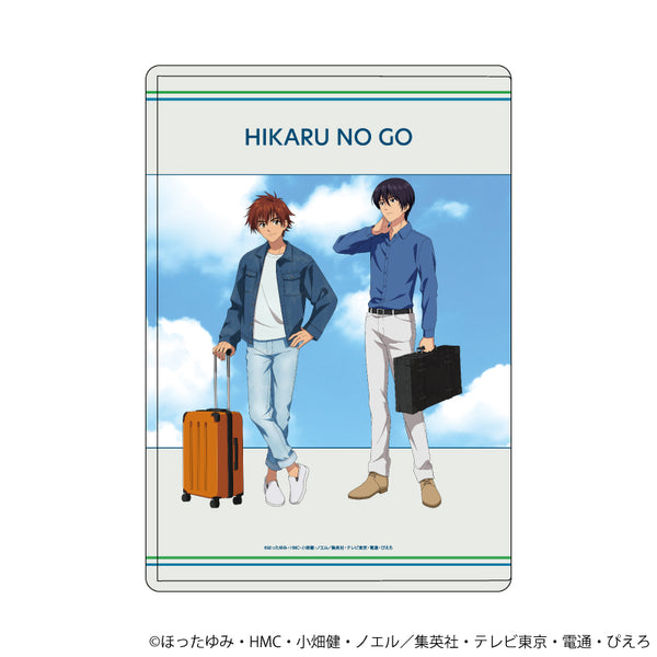 『ヒカルの碁』キャラクリアケース 13/和谷義高&伊角慎一郎 旅行ver.(描き下ろしイラスト)