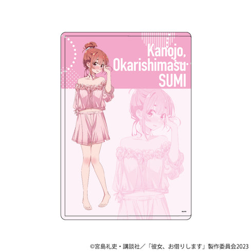 『彼女、お借りします』 キャラクリアケース 17/墨 へそチラver.(描き下ろしイラスト)