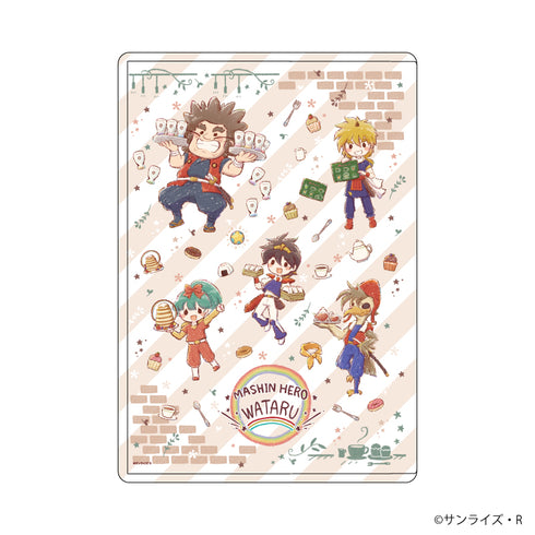 『魔神英雄伝ワタル』キャラクリアケース 01/集合デザイン(グラフアートイラスト)