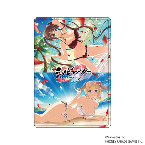 『シノビマスター 閃乱カグラ NEW LINK』キャラクリアケース 10/両備&両奈(公式イラスト)