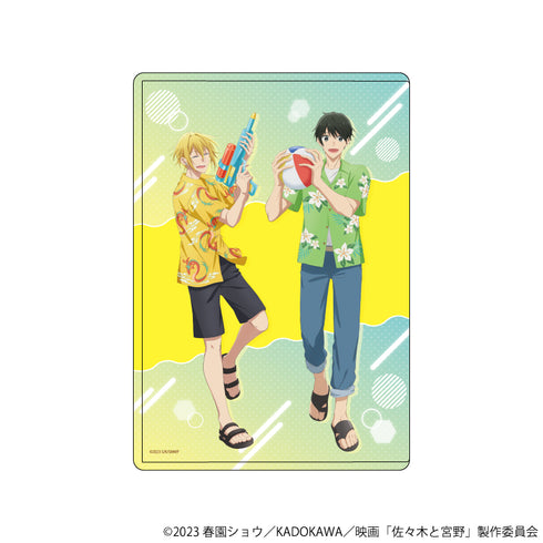 『佐々木と宮野』キャラクリアケース 02/海ver. 平野大河&鍵浦昭(描き下ろしイラスト)
