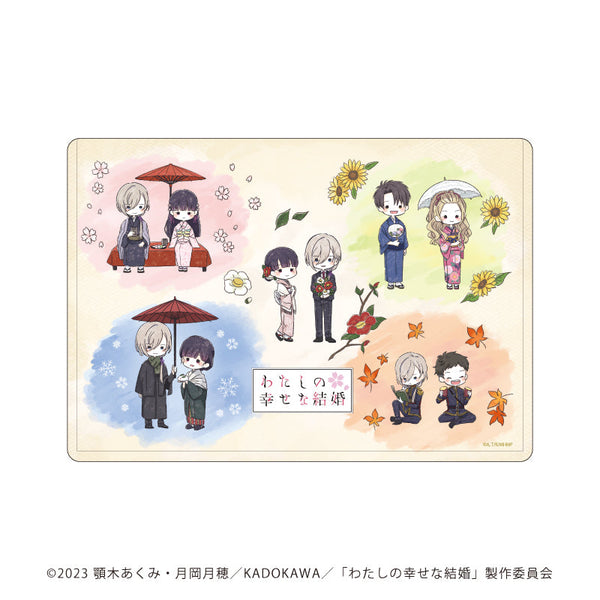 『わたしの幸せな結婚』キャラクリアケース01/集合デザイン(グラフアートイラスト)