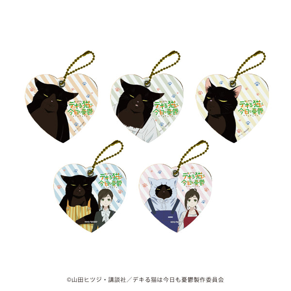 『デキる猫は今日も憂鬱』キャラレザーチャーム 01/BOX(全5種)(公式イラスト)
