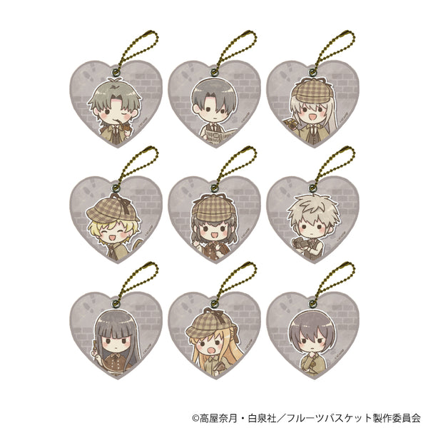 『フルーツバスケット』キャラレザーチャーム 02/BOX (全9種)(レトロアートイラスト)