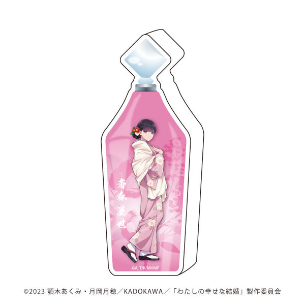 『わたしの幸せな結婚』コレクションボトル01/斎森 美世 椿ver.(描き下ろしイラスト)