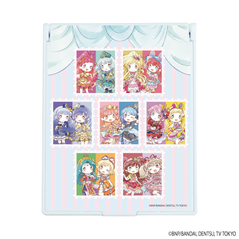 『アイカツフレンズ!&アイカツオンパレード!』デカキャラミラー 01/ドレスver. 集合デザイン(グラフアートイラスト)