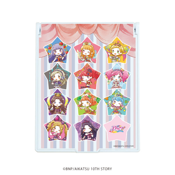 『アイカツ!』デカキャラミラー 01/ドレスver. コマ割りデザイン(グラフアートイラスト)