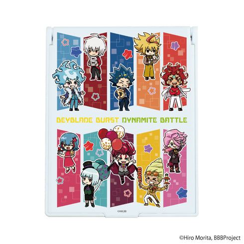『ベイブレードバースト ダイナマイトバトル』デカキャラミラー 01/パーティーver.(グラフアートイラスト)