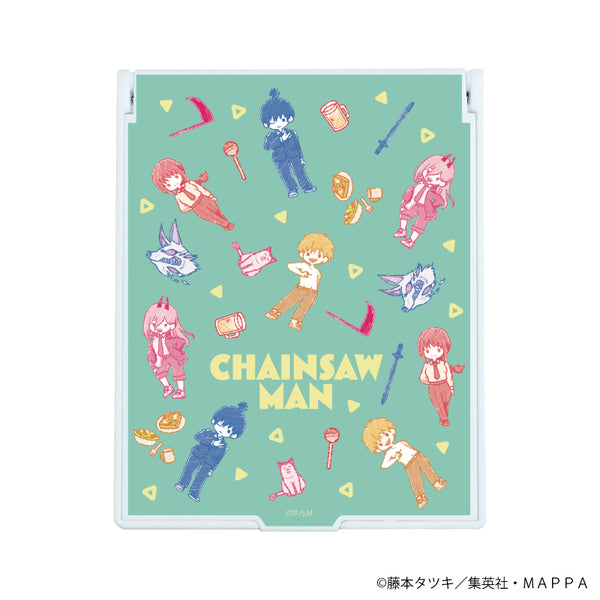 『チェンソーマン』デカキャラミラー 01/ちりばめデザイン(グラフアートイラスト)