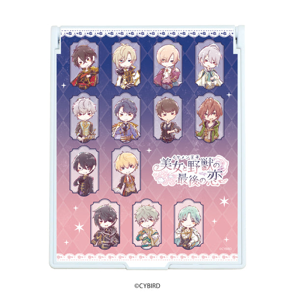 『イケメン王子 美女と野獣の最後の恋』デカキャラミラー 03/ちりばめデザイン(グラフアートイラスト)