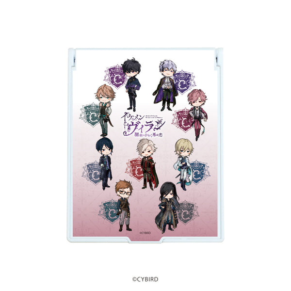 『イケメンヴィラン 闇夜にひらく悪の恋』デカキャラミラー 01/1枚絵デザイン(グラフアートイラスト)