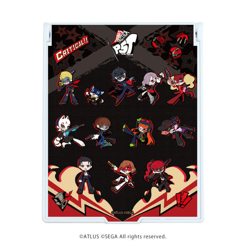 『ペルソナ5 タクティカ』デカキャラミラー01/集合デザイン(グラフアートイラスト)