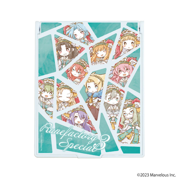 『ルーンファクトリー3スペシャル』デカキャラミラー 01/コマ割りデザイン 結婚衣装ver.(グラフアートイラスト)