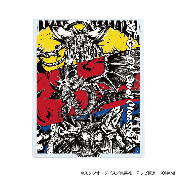 『遊☆戯☆王デュエルモンスターズ』デカキャラミラー 06/三幻神(墨絵イラスト)