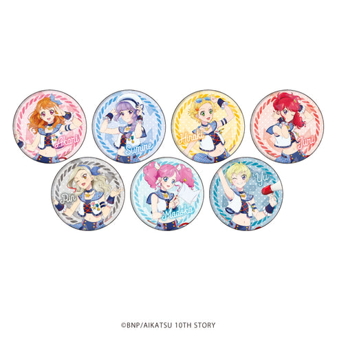 『アイカツ!』ホログラム缶バッジ(65mm) 01/BOX (全7種)(描き下ろしイラスト)