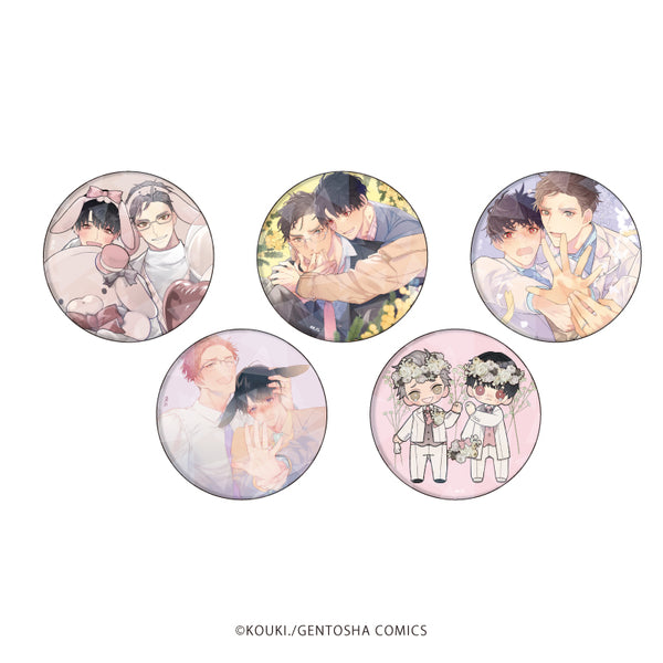 『こんな恋なら終わりにしたい!』ホログラム缶バッジ(65mm) 01/BOX(全5種)(公式&描き下ろしイラスト)