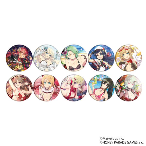 『シノビマスター 閃乱カグラ NEW LINK』ホログラム缶バッジ(65mm) 02/ (全10種)(公式イラスト) BOX
