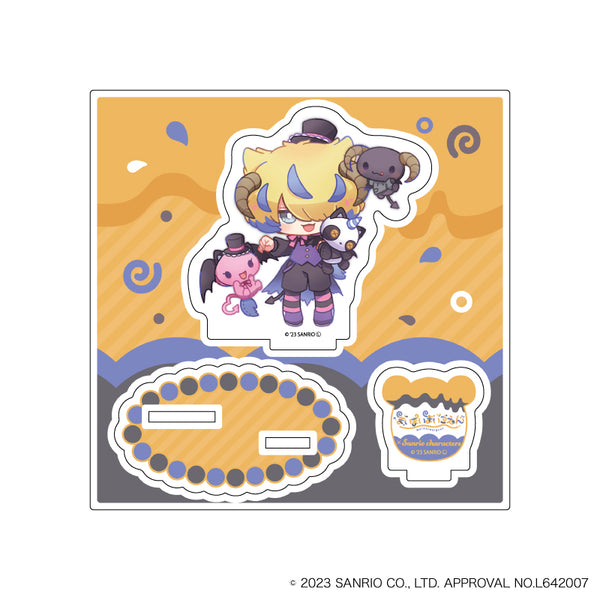 『まいまいまいごえん』アクリルフィギュアプレート 04/カナタ×ルロロマニック(ミニキャライラスト)