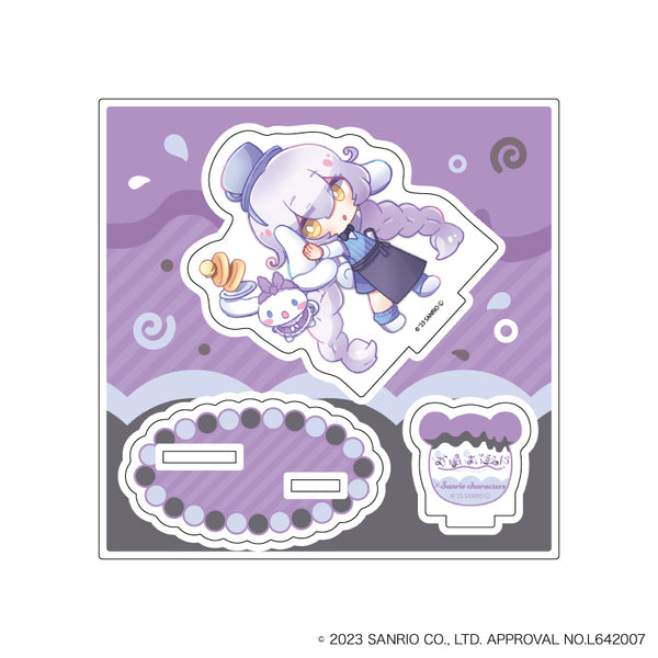 『まいまいまいごえん』アクリルフィギュアプレート 06/ゾーヤ×シナモロール(ミニキャライラスト)
