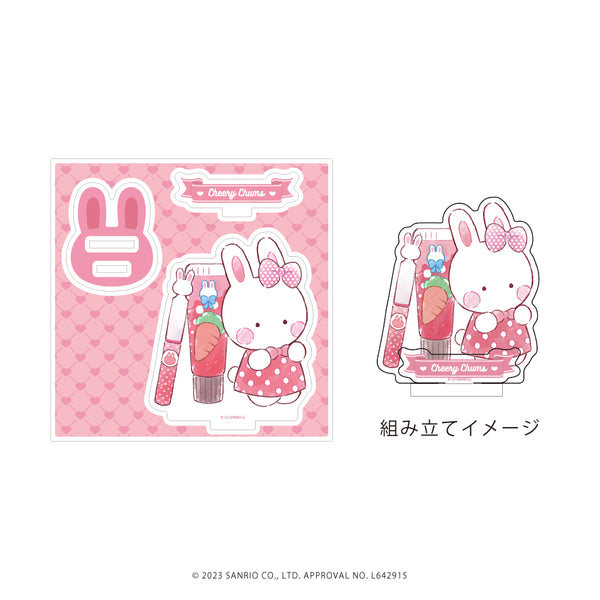 『サンリオキャラクターズ』アクリルフィギュアプレート 06/チアリーチャム(グラフアートイラスト)