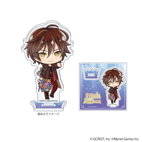 "The Kingdom of Dreams and the 100 Sleeping Princes" Acrylic Stand Plate 07 / Rika (Mini Character Illustration)
