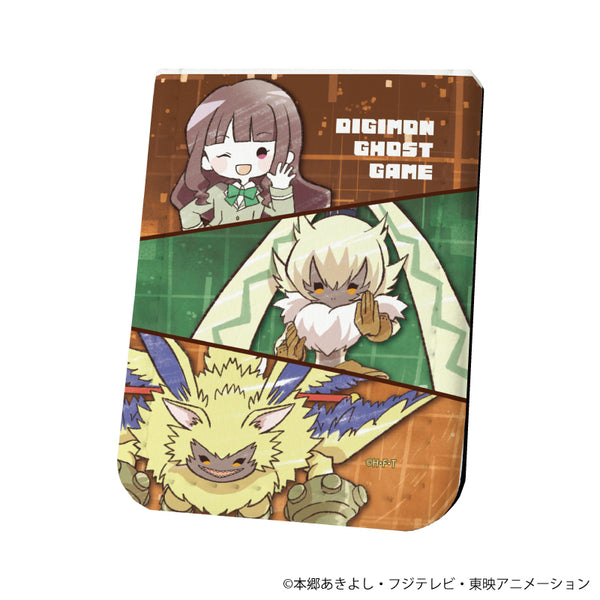 『デジモンゴーストゲーム』レザーフセンブック 5/月夜野瑠璃&ジンバーアンゴラモン&ラモールモン(POP Artイラスト)