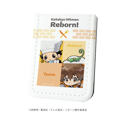 『家庭教師ヒットマンREBORN!』レザーフセンブック 23/リボーン&沢田綱吉(ミニキャライラスト)