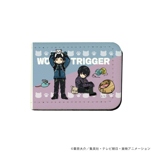 『ワールドトリガー』レザーフセンブック 59/風間蒼也&三輪秀次 猫ver.第2弾(グラフアートイラスト)