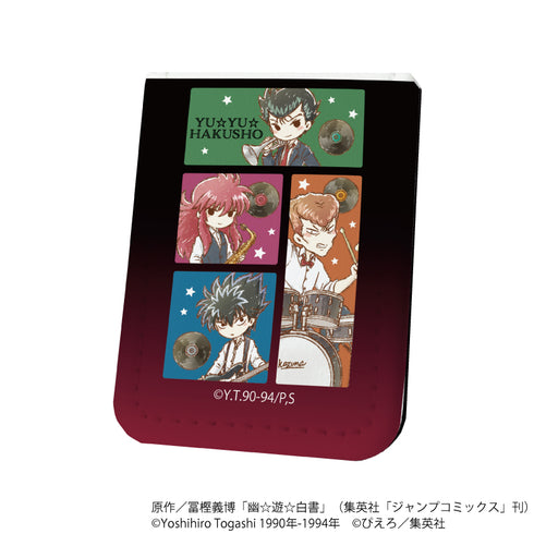 『幽☆遊☆白書』レザーフセンブック 18/浦飯幽助&桑原和真&蔵馬&飛影 JAZZver.(グラフアートイラスト)