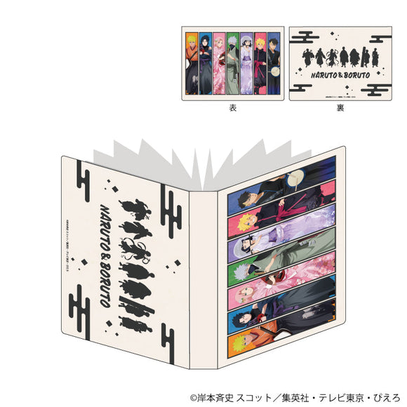 『NARUTO&BORUTO』プレミアムポストカードホルダー03/集合デザイン 和楽器ver.(描き下ろしイラスト)