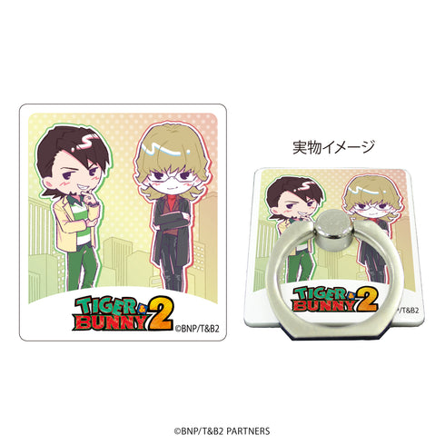 『TIGER & BUNNY 2』スマキャラリング 01/レトロver. 虎徹&バーナビー(Candy artイラスト)