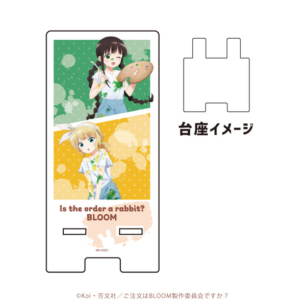 『ご注文はうさぎですか? BLOOM』スマキャラスタンド 02/千夜&シャロ ペインターver.(描き下ろしイラスト)