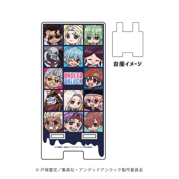 『アンデッドアンラック』スマキャラスタンド02/コマ割りデザイン(グラフアートイラスト)