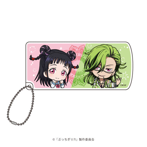『ぶっちぎり?!』スライド式小物ケース02/まほろ&摩利人(ミニキャライラスト)
