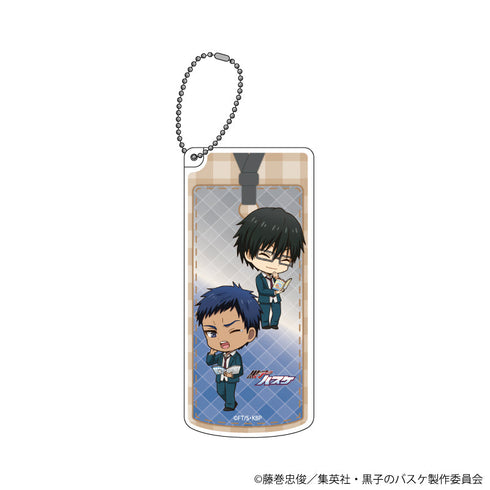 "Kuroko's Basketball" Sliding Accessory Case 19 / Aomine & Imayoshi (Mini Character Illustration)