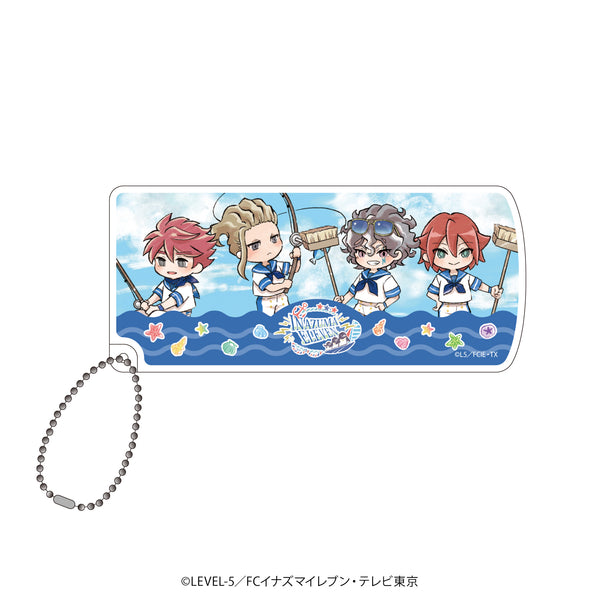 『イナズマイレブン オリオンの刻印』スライド式小物ケース 05/野坂&西蔭&ヒロト&タツヤ マリンver.(グラフアートイラスト)
