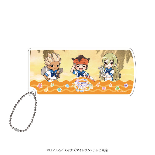 『イナズマイレブン オリオンの刻印』スライド式小物ケース 07/円堂&豪炎寺&アフロディ マリンver.(グラフアートイラスト)