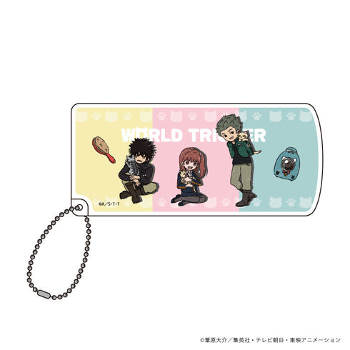 『ワールドトリガー』スライド式小物ケース03/影浦雅人&仁礼光&村上鋼 猫ver.第3弾(グラフアートイラスト)