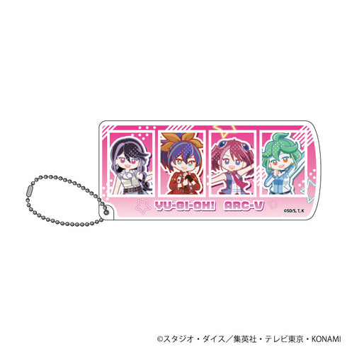 『遊☆戯☆王ARC-V』スライド式小物ケース 07/柚子&セレナ&リン&瑠璃(POP Artイラスト)