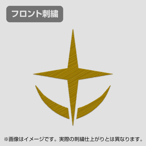 『機動戦士ガンダム』地球連邦軍 刺繍ポロシャツ/WHITE【202405再販】