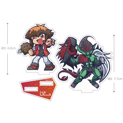 『遊☆戯☆王デュエルモンスターズGX』遊城十代&ハネクリボー&E・HERO フレイム・ウィングマン アクリルスタンド