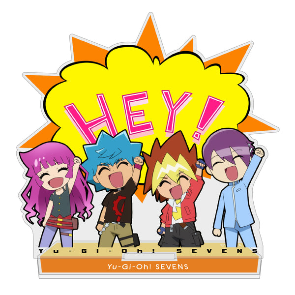 『遊☆戯☆王SEVENS』遊我&ルーク&ガクト&ロミンのHEY! アクリルスタンド
