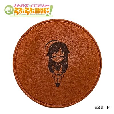 "Girls und Panzer: Love Love Operation!" Leather Coaster - Hana Isuzu
