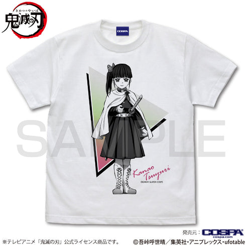 『鬼滅の刃』 栗花落カナヲ Tシャツ/WHITE【202405再販】