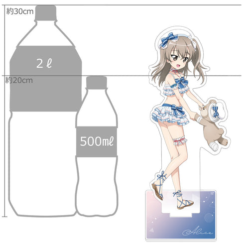 『ガールズ&パンツァー 戦車道大作戦!』特大アクリルスタンド (島田愛里寿/水着2022)