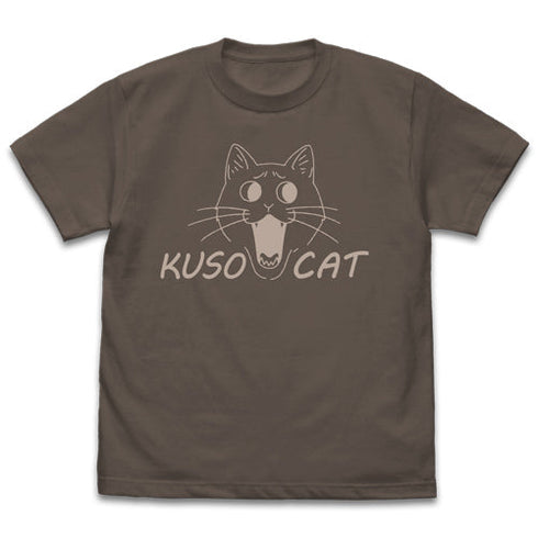『宇崎ちゃんは遊びたい!』KUSO CAT Tシャツ / CHARCOAL【202406再販】