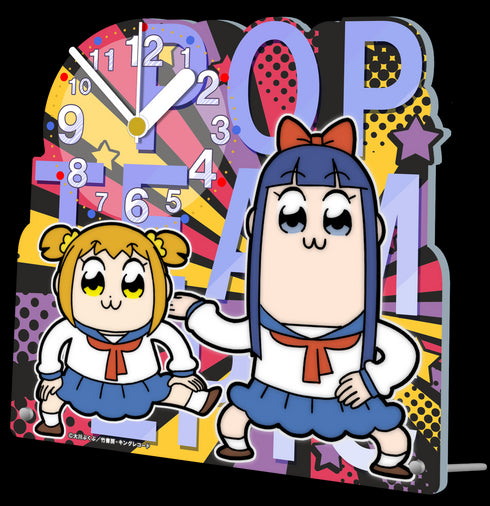 『ポプテピピック』アクリル置時計