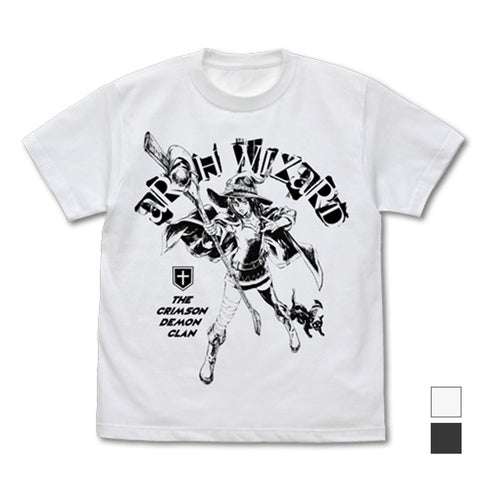 『この素晴らしい世界に祝福を!』 めぐみんTシャツ 末弥純Ver. WHITE